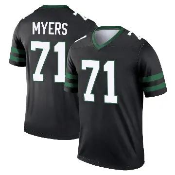 ＃71 Youth Josh Myers Black Legend New York Jets Legacy Jersey