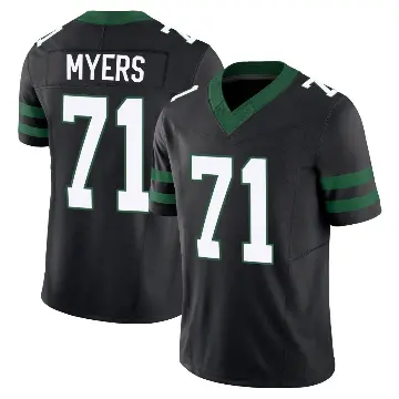 ＃71 Youth Josh Myers Black Limited New York Jets Legacy Alternate Vapor F.U.S.E. Jersey