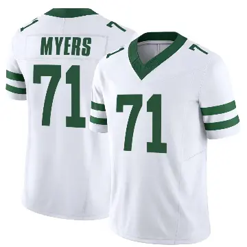 ＃71 Youth Josh Myers White Game New York Jets Legacy Jersey