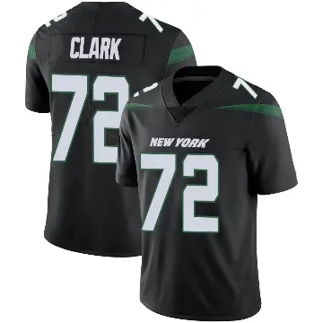 ＃72 Men's Cameron Clark Black Limited New York Jets Stealth Vapor Jersey