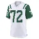 ＃72 Men's Micheal Clemons White Game New York Jets Classic Alternate Jersey