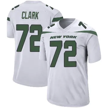 ＃72 Youth Cameron Clark White Game New York Jets Spotlight Jersey