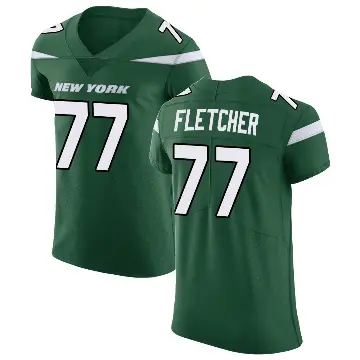 ＃77 Men's Michael Fletcher Green Elite New York Jets Gotham Vapor Untouchable Jersey
