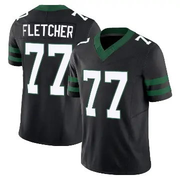 ＃77 Youth Michael Fletcher Black Limited New York Jets Legacy Alternate Vapor F.U.S.E. Jersey
