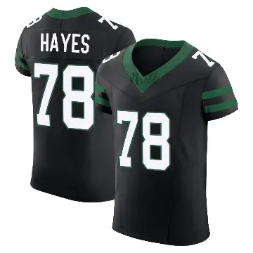 ＃78 Men's Marquis Hayes Black Elite New York Jets Legacy Alternate Vapor F.U.S.E. Jersey