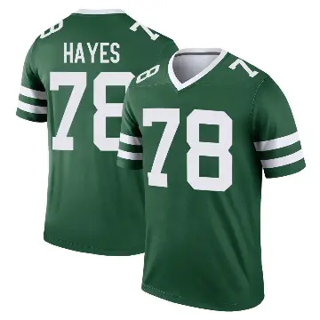 ＃78 Men's Marquis Hayes Green Legend New York Jets Legacy Jersey
