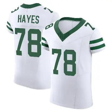 ＃78 Men's Marquis Hayes White Elite New York Jets Alternate Vapor F.U.S.E. Jersey