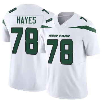 ＃78 Men's Marquis Hayes White Limited New York Jets Vapor F.U.S.E. Jersey