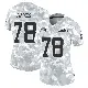 ＃78 Women's Marquis Hayes Arctic Camo Limited New York Jets 2024 Salute to Service Jersey