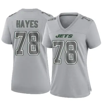 ＃78 Women's Marquis Hayes Gray Game New York Jets Atmosphere Fashion Jersey