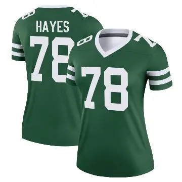 ＃78 Women's Marquis Hayes Green Legend New York Jets Legacy Jersey