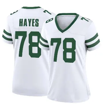 ＃78 Women's Marquis Hayes White Game New York Jets Legacy Jersey