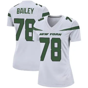 ＃78 Women's Zack Bailey White Game New York Jets Spotlight Jersey