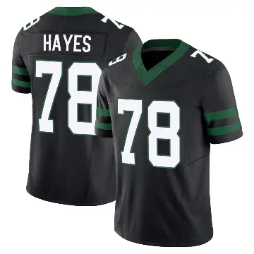 ＃78 Youth Marquis Hayes Black Limited New York Jets Legacy Alternate Vapor F.U.S.E. Jersey