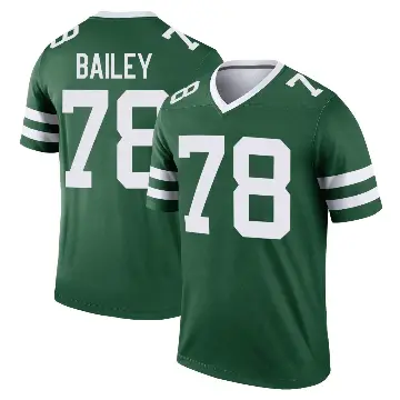 ＃78 Youth Zack Bailey Green Legend New York Jets Legacy Jersey