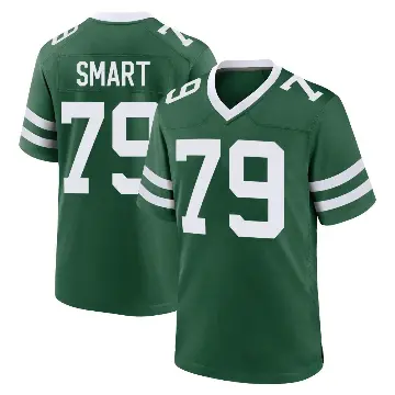 ＃79 Men's Tanzel Smart Green Game New York Jets Legacy Jersey