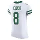 ＃8 Men's Andre Cisco White Elite New York Jets Alternate Vapor F.U.S.E. Jersey
