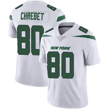 ＃80 Men's Wayne Chrebet White Limited New York Jets Spotlight Vapor Jersey