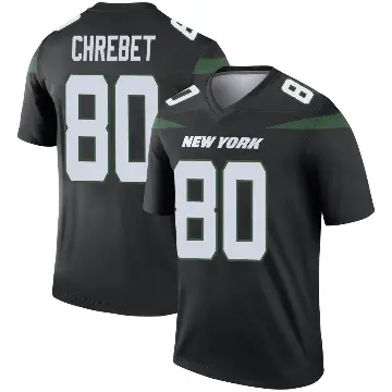 ＃80 Youth Wayne Chrebet Black Legend New York Jets Stealth Color Rush Jersey