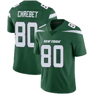 ＃80 Youth Wayne Chrebet Green Limited New York Jets Gotham Vapor Jersey