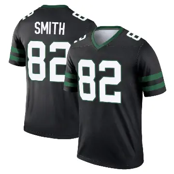 ＃82 Men's Arian Smith Black Legend New York Jets Legacy Jersey