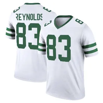 ＃83 Men's Josh Reynolds White Legend New York Jets Legacy Jersey