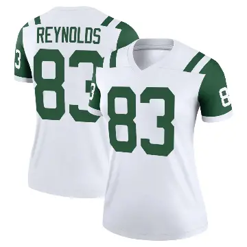 ＃83 Women's Josh Reynolds White Legend New York Jets Classic Alternate Jersey