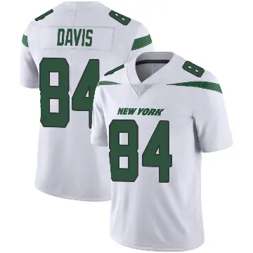 ＃84 Men's Corey Davis White Limited New York Jets Spotlight Vapor Jersey