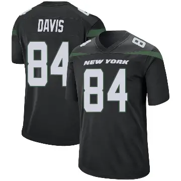 ＃84 Youth Corey Davis Black Game New York Jets Stealth Jersey