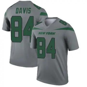 ＃84 Youth Corey Davis Gray Legend New York Jets Inverted Jersey
