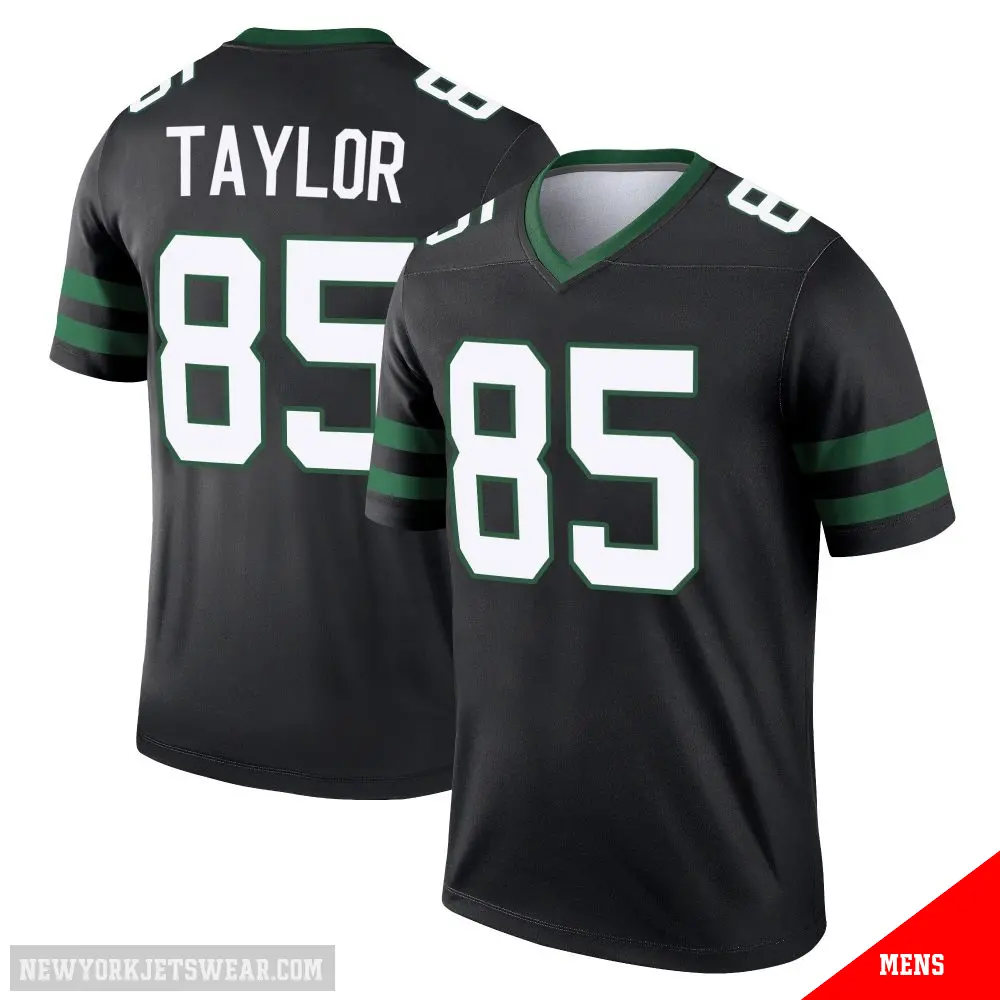 ＃85 Men's Mason Taylor Black Legend New York Jets Legacy Jersey