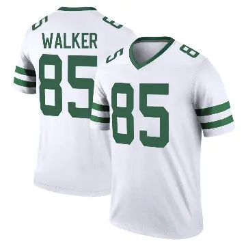 ＃85 Men's Wesley Walker White Legend New York Jets Legacy Jersey