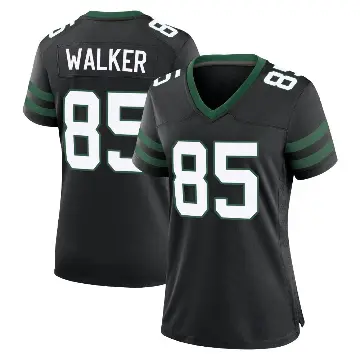 ＃85 Women's Wesley Walker Black Game New York Jets Legacy Alternate Jersey