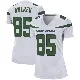 ＃85 Women's Wesley Walker White Game New York Jets Spotlight Jersey