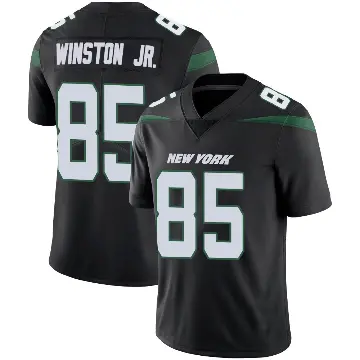 ＃85 Youth Easop Winston Jr. Black Limited New York Jets Stealth Vapor Jersey
