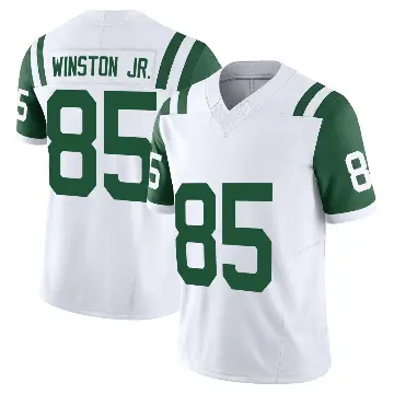 ＃85 Youth Easop Winston Jr. White Limited New York Jets Classic Alternate Vapor F.U.S.E. Jersey
