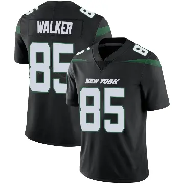 ＃85 Youth Wesley Walker Black Limited New York Jets Stealth Vapor Jersey