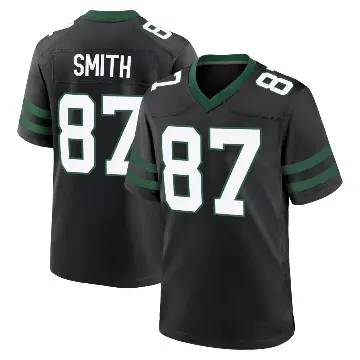 ＃87 Men's Brandon Smith Black Game New York Jets Legacy Alternate Jersey