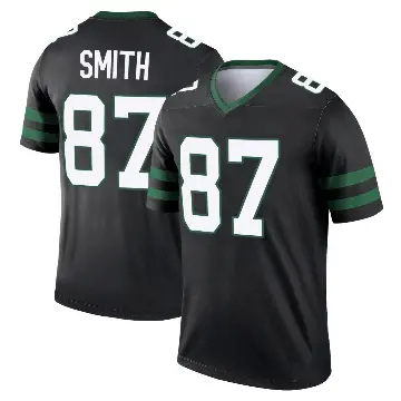 ＃87 Men's Brandon Smith Black Legend New York Jets Legacy Jersey