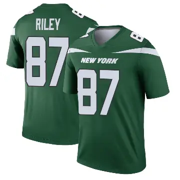 ＃87 Men's Marcus Riley Green Legend New York Jets Gotham Player Jersey