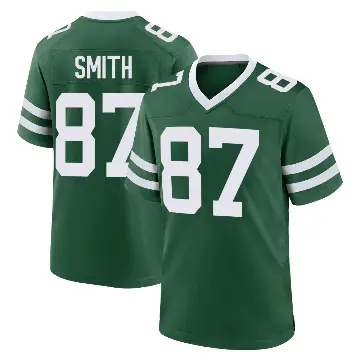 ＃87 Youth Brandon Smith Green Game New York Jets Legacy Jersey