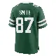 ＃87 Youth Brandon Smith Green Game New York Jets Legacy Jersey