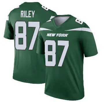 ＃87 Youth Marcus Riley Green Legend New York Jets Gotham Player Jersey