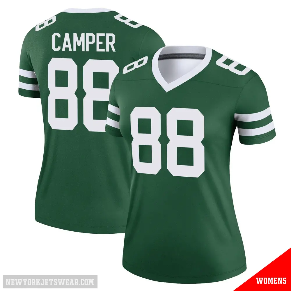 ＃88 Women's Cam Camper Green Legend New York Jets Legacy Jersey