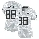 ＃88 Women's Zack Kuntz Arctic Camo Limited New York Jets 2024 Salute to Service Jersey