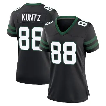 ＃88 Women's Zack Kuntz Black Game New York Jets Legacy Alternate Jersey