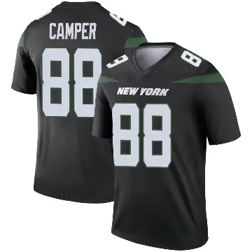 ＃88 Youth Cam Camper Black Legend New York Jets Stealth Color Rush Jersey