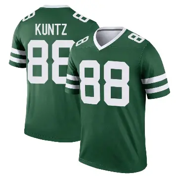 ＃88 Youth Zack Kuntz Green Legend New York Jets Legacy Jersey