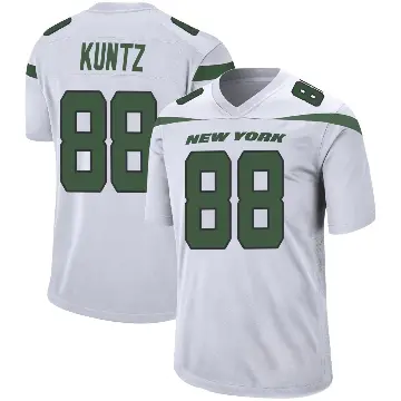 ＃88 Youth Zack Kuntz White Game New York Jets Spotlight Jersey