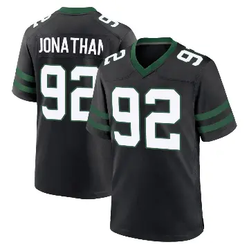 ＃92 Men's Kingsley Jonathan Black Game New York Jets Legacy Alternate Jersey
